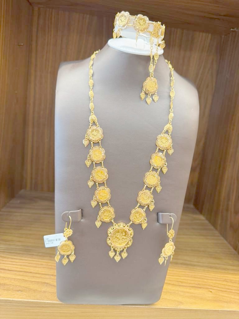 21K Gold Necklace Set